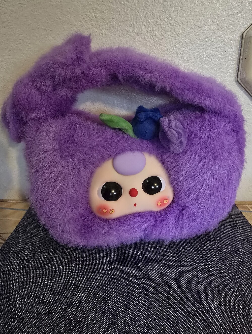 Baby Three Purple Fruit Handbag